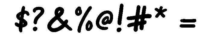 Holiday Notes Font OTHER CHARS