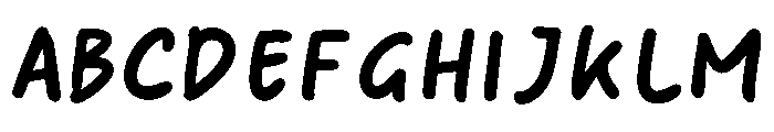 Holiday Notes Font UPPERCASE