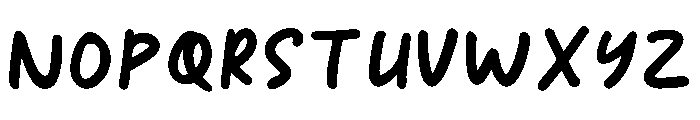 Holiday Notes Font UPPERCASE
