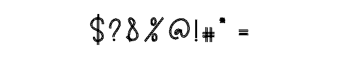 Holiday Rainbow Font OTHER CHARS