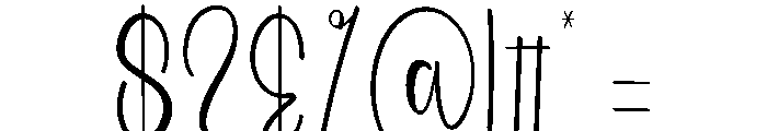 Holiday Renature Font OTHER CHARS