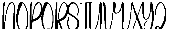 Holiday Renature Font UPPERCASE
