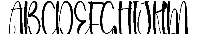 Holiday Rusticdays Font UPPERCASE