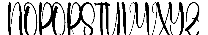 Holiday Rusticdays Font UPPERCASE