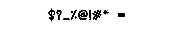 Holiday Schools Font OTHER CHARS