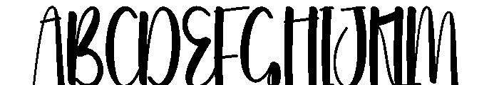 Holiday Sishilia Font UPPERCASE
