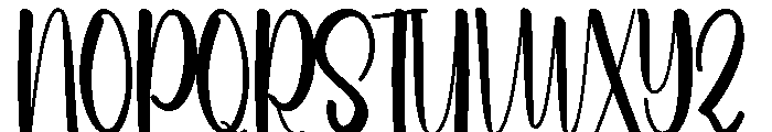 Holiday Sishilia Font UPPERCASE