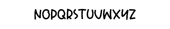 Holiday Snows Font UPPERCASE
