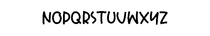 Holiday Snows Font LOWERCASE