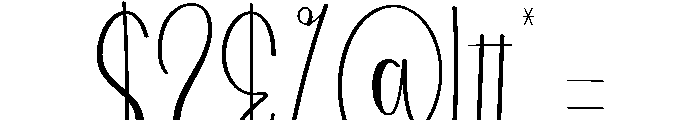 Holiday Stalker Font OTHER CHARS