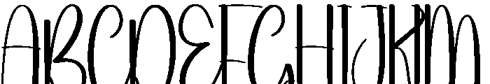 Holiday Stalker Font UPPERCASE