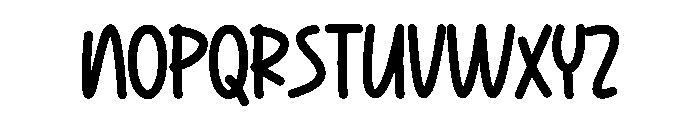 Holiday Vacation1 Font LOWERCASE