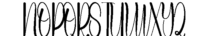 Holiday Vacations Font UPPERCASE