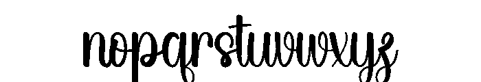 Holiday Vagary Font LOWERCASE