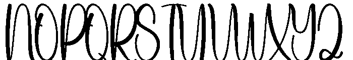 Holiday Variation Font UPPERCASE