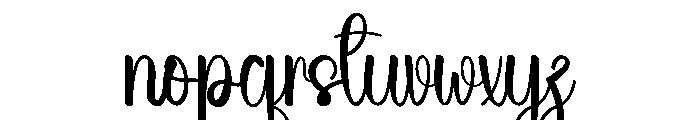 Holiday Variation Font LOWERCASE