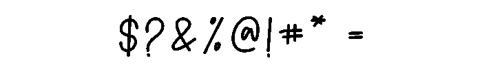 Holiday Vocation Font OTHER CHARS