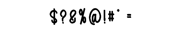 Holiday Whimney Font OTHER CHARS