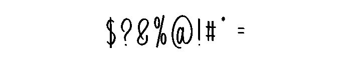 Holiday Youthwiled Font OTHER CHARS