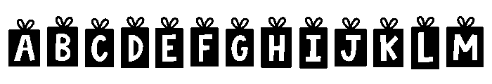 Holiday gifts FONT