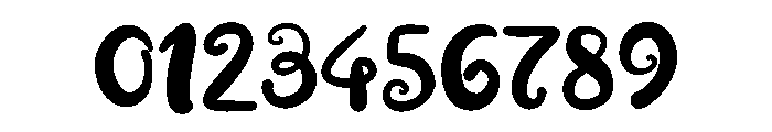 Holiday letter Font OTHER CHARS