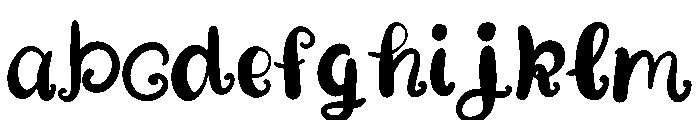 Holiday letter FONT