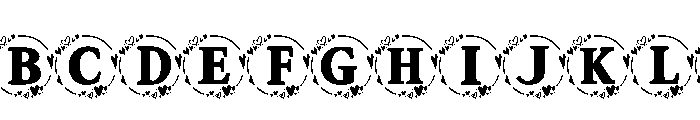 Holiday love Font UPPERCASE