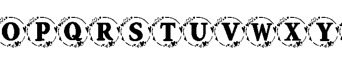 Holiday love Font UPPERCASE