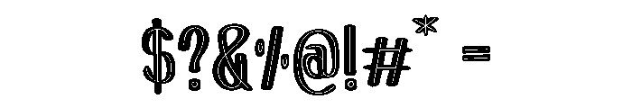 HolidaySeason Font OTHER CHARS