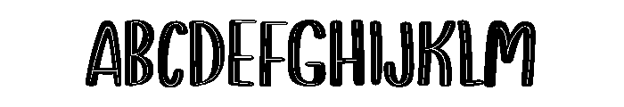 HolidaySeason Font UPPERCASE