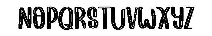HolidaySeason Font UPPERCASE