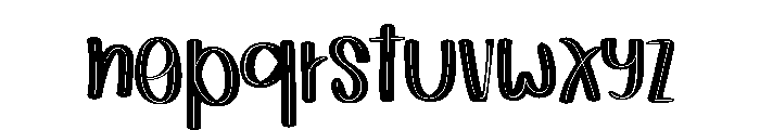 HolidaySeason Font LOWERCASE