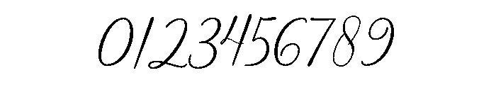 HolidaySignature-Regular Font OTHER CHARS