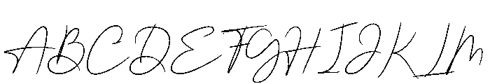 HolidaySignature-Regular Font UPPERCASE