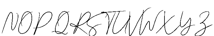 HolidaySignature-Regular Font UPPERCASE