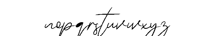 HolidaySignature-Regular Font LOWERCASE