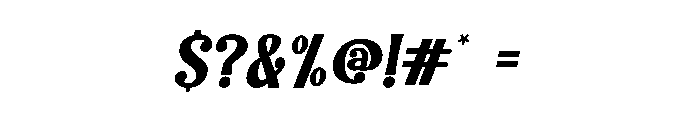 Holidays Christmas Italic Font OTHER CHARS