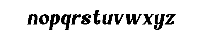Holidays Christmas Italic Font LOWERCASE