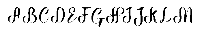 Holidays1 Font UPPERCASE