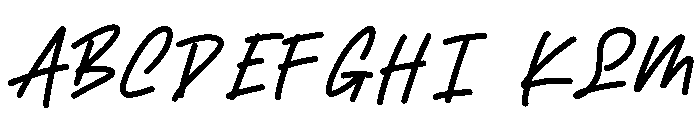 Holifoy Font UPPERCASE