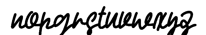 Holifoy Font LOWERCASE