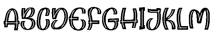 Holizone Font UPPERCASE