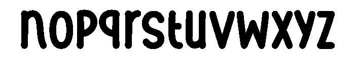 Holla Molli Regular Font LOWERCASE