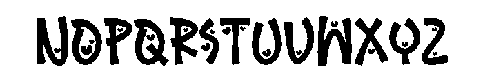 Holla Rains Font UPPERCASE