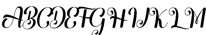 Hollique Regular Font UPPERCASE