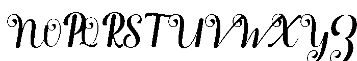 Hollique Regular Font UPPERCASE