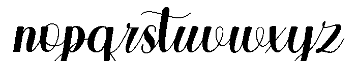 Hollique Regular Font LOWERCASE