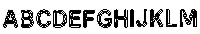 Hollis Regular Font UPPERCASE