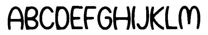 Hollow_Crow Font UPPERCASE