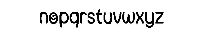 Hollow_Crow Font LOWERCASE